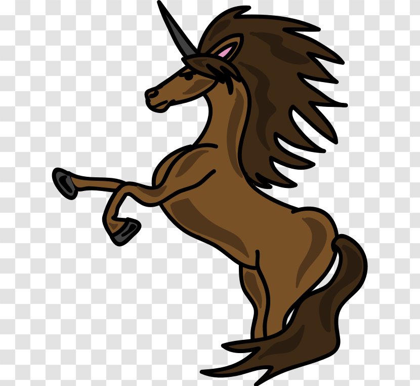 Horse Pony Black Clip Art - Zazzle - Unicorn Horn Transparent PNG