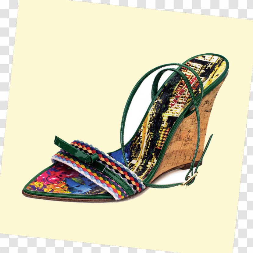 Sandal High-heeled Shoe - Footwear Transparent PNG