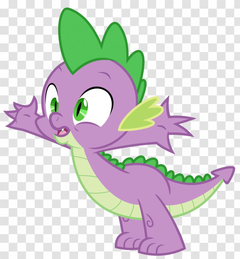 Spike Cat Pony Rarity Princess Celestia - Cartoon Transparent PNG