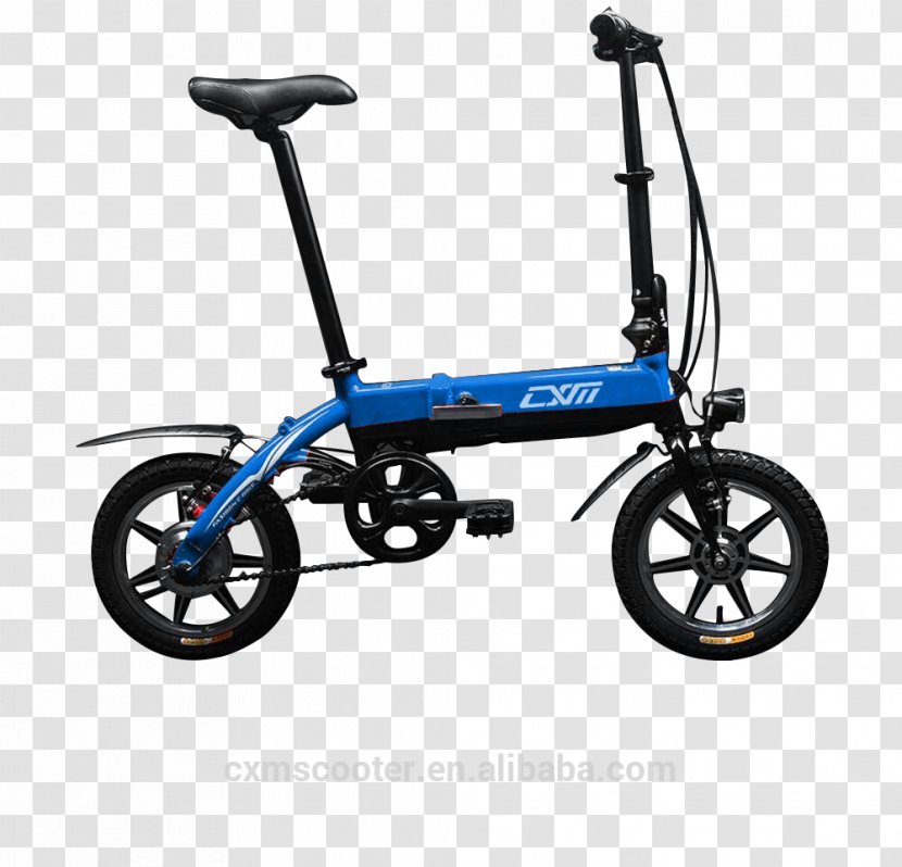 Electric Bicycle Folding Vehicle Fatbike - Wheel Transparent PNG