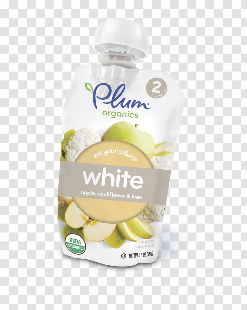 Baby Food Organic Lemon Eat Your Colors - Apple Transparent PNG
