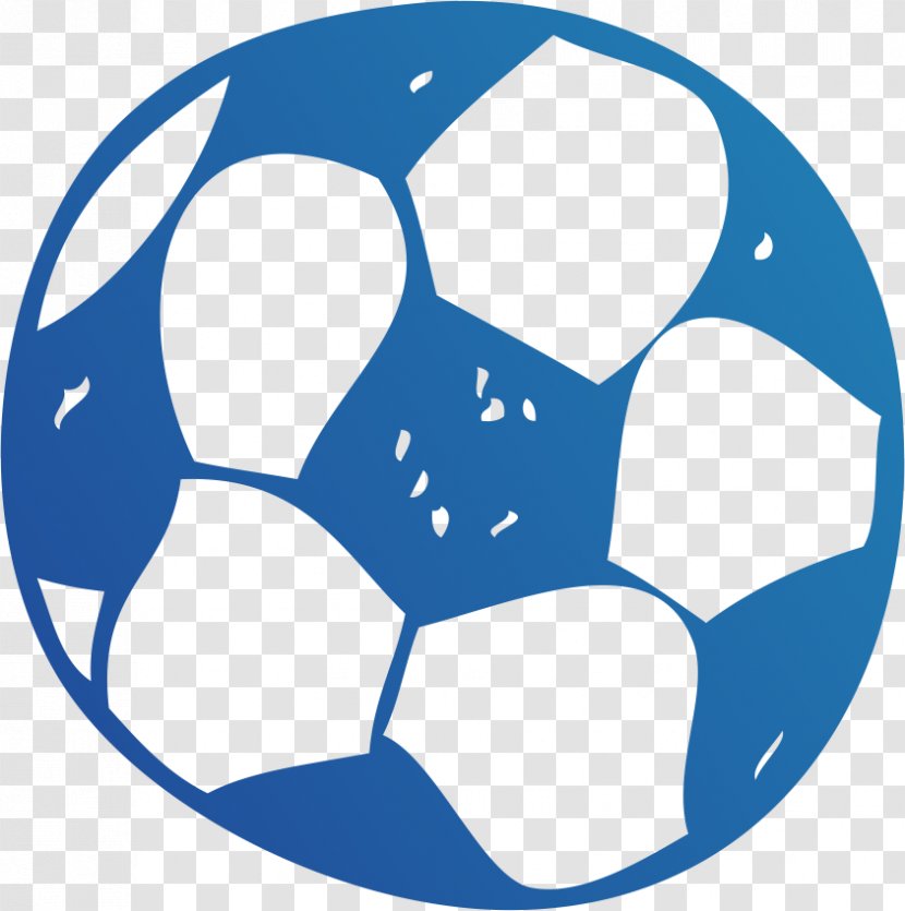Football Blue Clip Art - Point - Hand-painted Transparent PNG