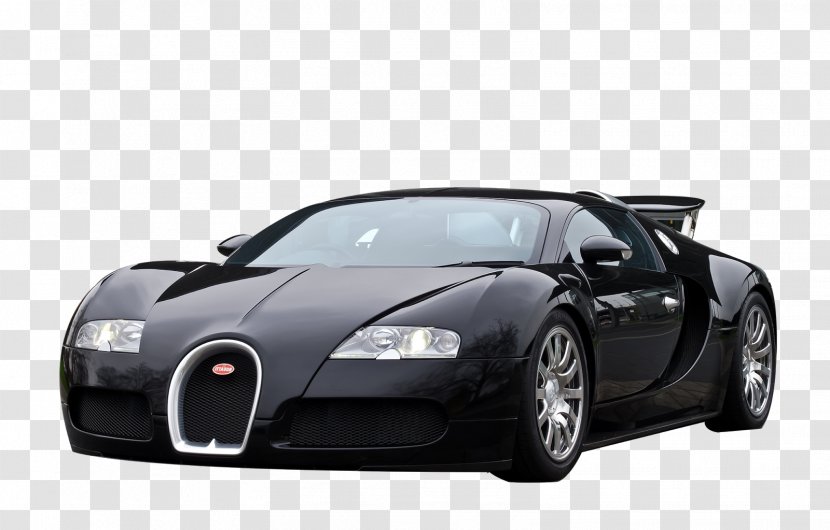 Bugatti Veyron Sports Car Luxury Vehicle Transparent PNG