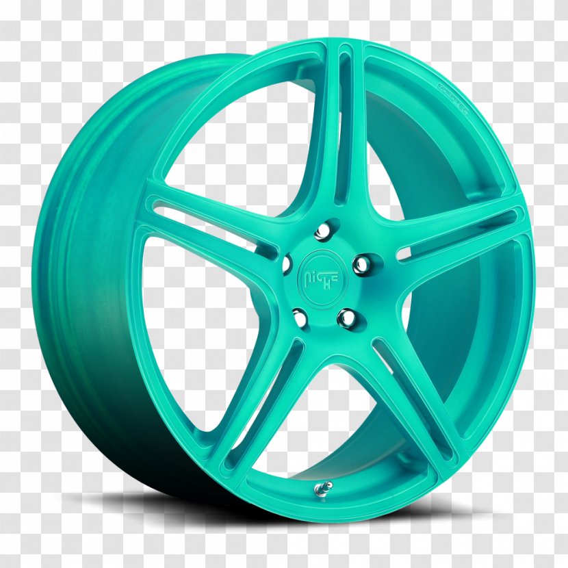 Car Alloy Wheel Rim 13.01.2018 - Teal - Color Transparent PNG