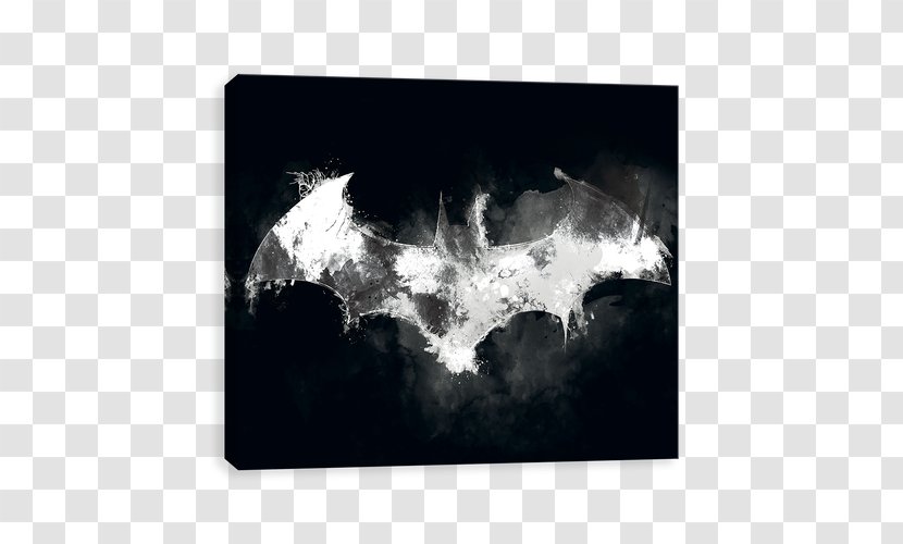 Batman Canvas Watercolor Painting DC Vs. Marvel Art Transparent PNG