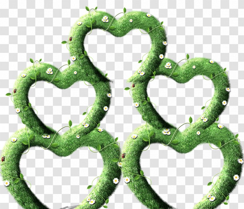Heart Picture Frame Download Computer File - Heart-shaped Green Lawn Sense Of Architecture Transparent PNG