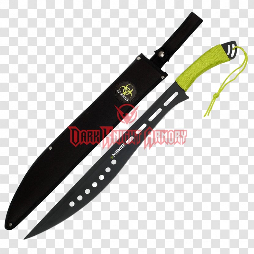 Bowie Knife Machete Hunting & Survival Knives Throwing - Kitchen Transparent PNG
