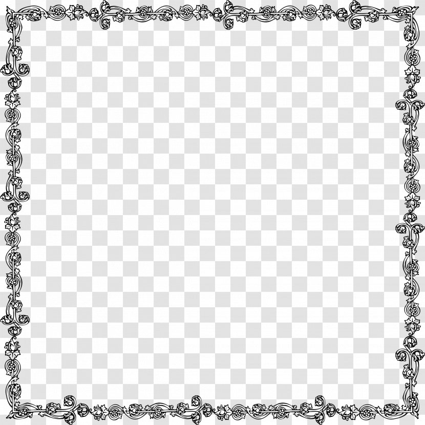 Victorian Era Borders And Frames Picture Clip Art - Body Jewelry - Text Border Transparent PNG