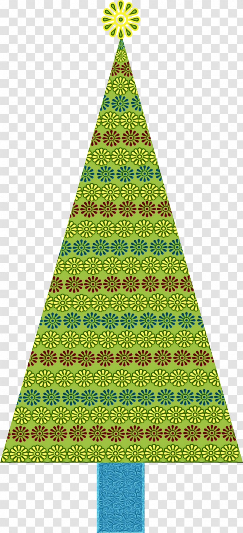 Christmas Tree - Textile - Interior Design Triangle Transparent PNG