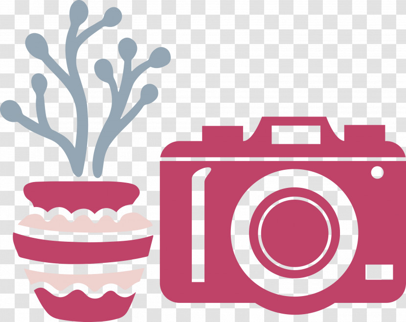 Camera Flower Transparent PNG