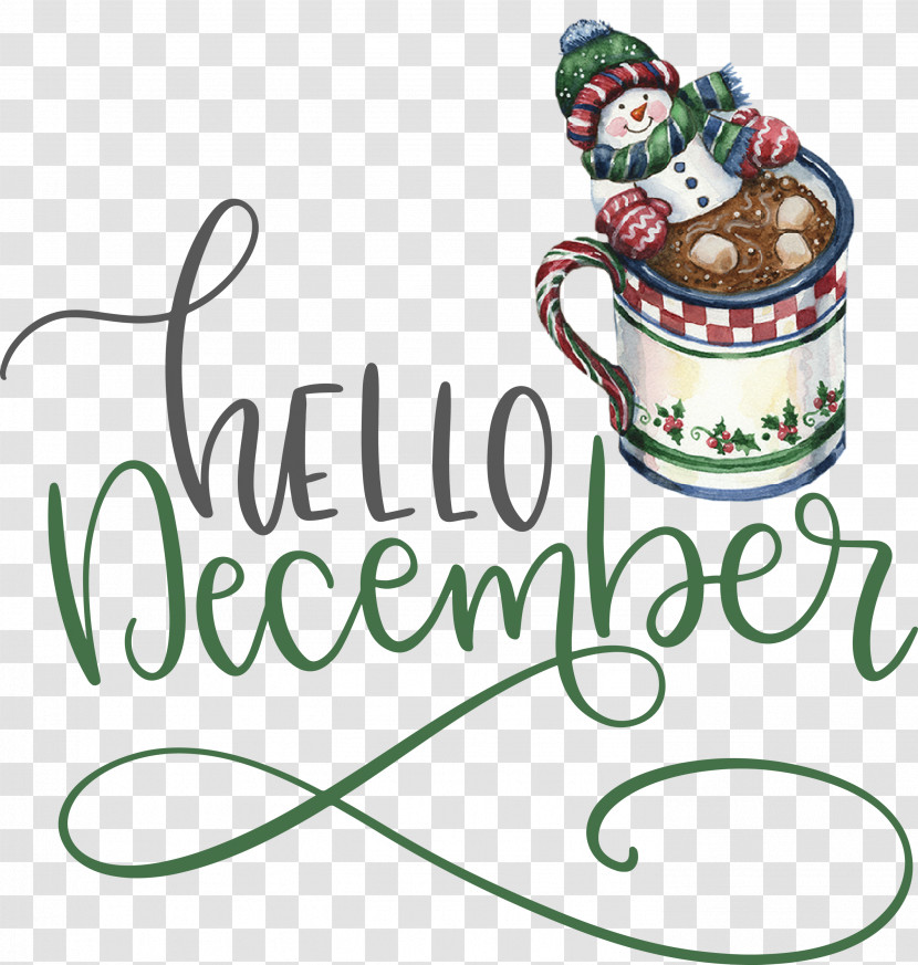 Hello December Winter December Transparent PNG