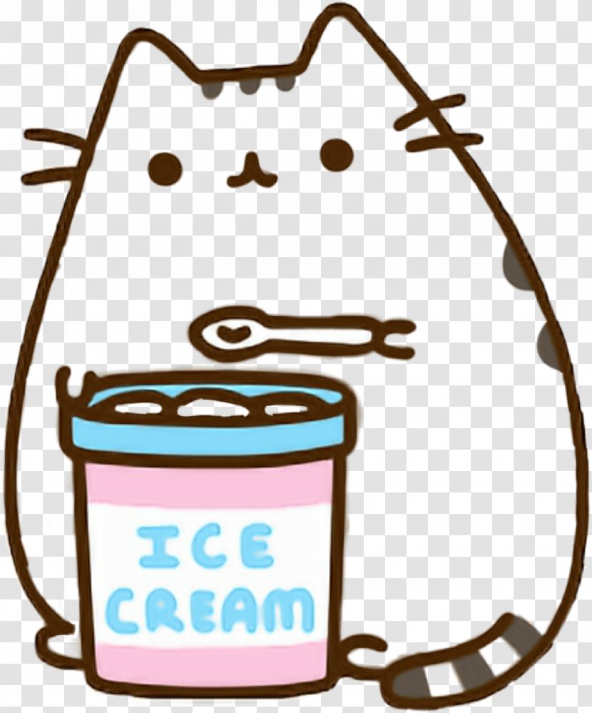 Ice Cream Cat Pusheen GIF Tenor - Unicorn Donut Transparent PNG