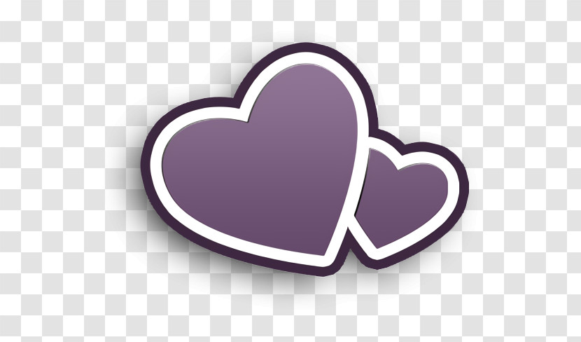 Big And Small Hearts Icon Shapes Icon Facebook Pack Icon Transparent PNG