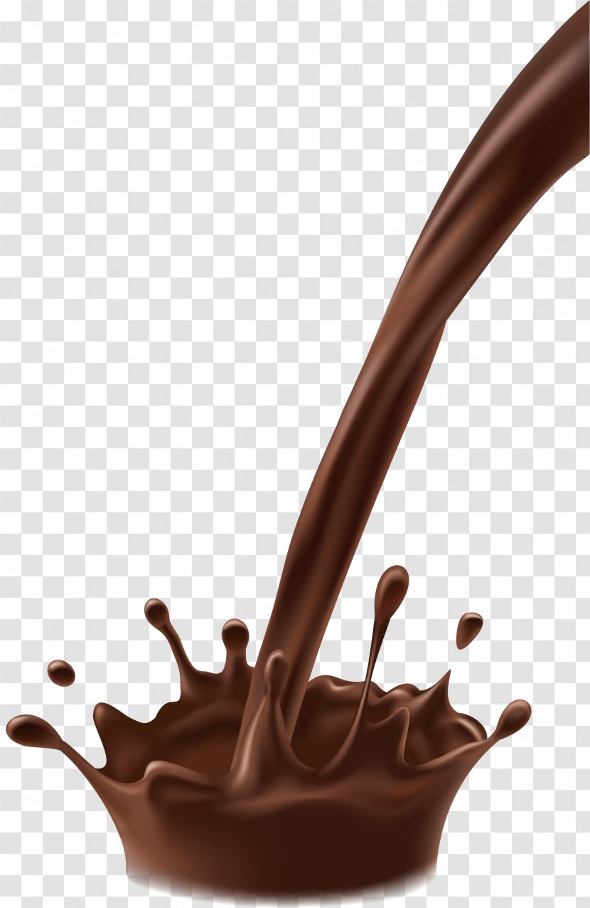 Chocolate Liquid Euclidean Vector - Dumped Transparent PNG