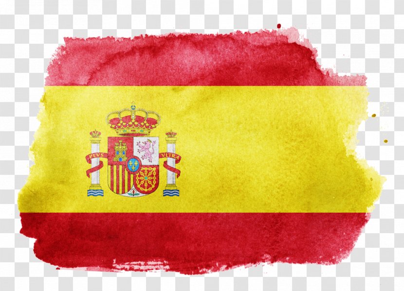 Flag Of Spain Racing Flags Heart - Rectangle Textile Transparent PNG