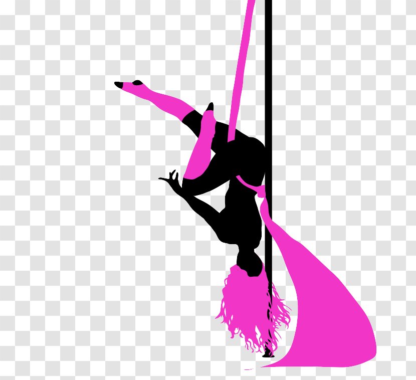 Pole Dance Aerial Silk Acrobatics - Stretching Transparent PNG