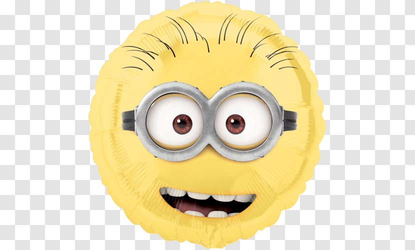 Balloon Birthday Jerry The Minion Bob Minions - Smile Transparent PNG