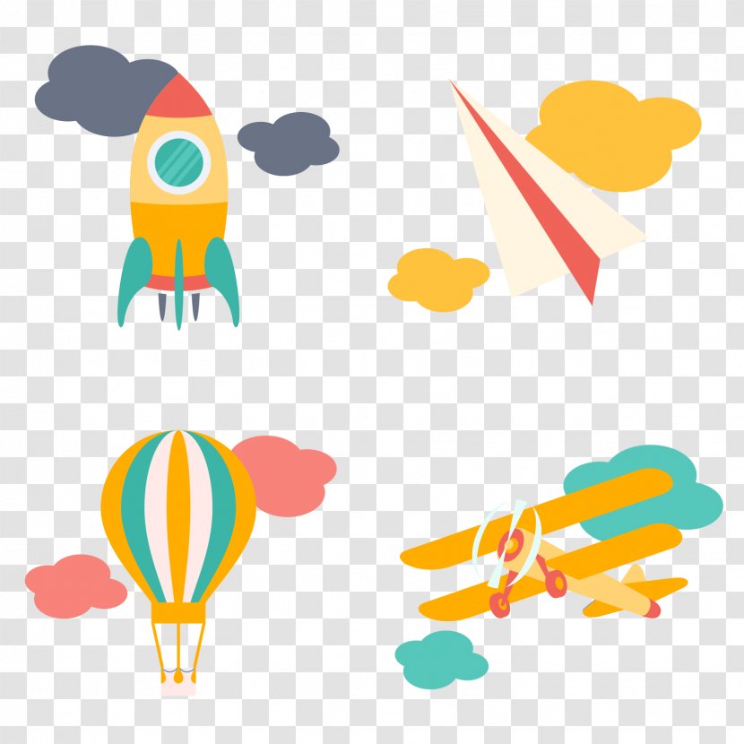 Flight Airplane Image Aircraft Vector Graphics - Rocket Transparent PNG