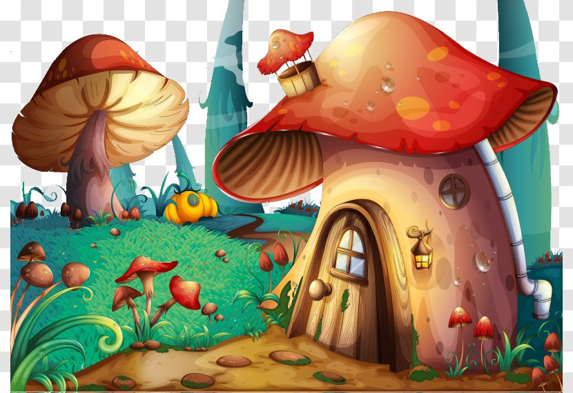 House Mushroom Drawing Illustration - Shutterstock - Castle Transparent PNG