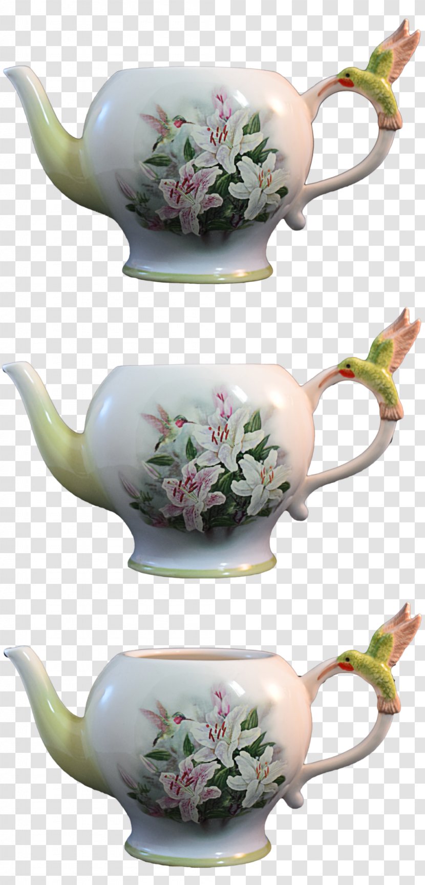 Teapot Tableware Tea Set Saucer Porcelain - Stock Transparent PNG