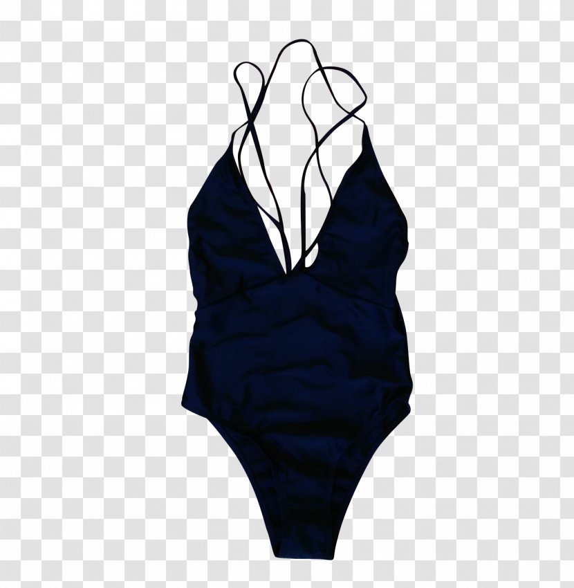 Dress Shoulder Cobalt Blue Sleeve Swimsuit - Silhouette - One-piece Transparent PNG