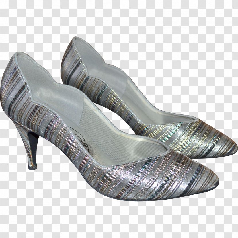 Shoe Metal Walking Sandal Silver - Bride Transparent PNG