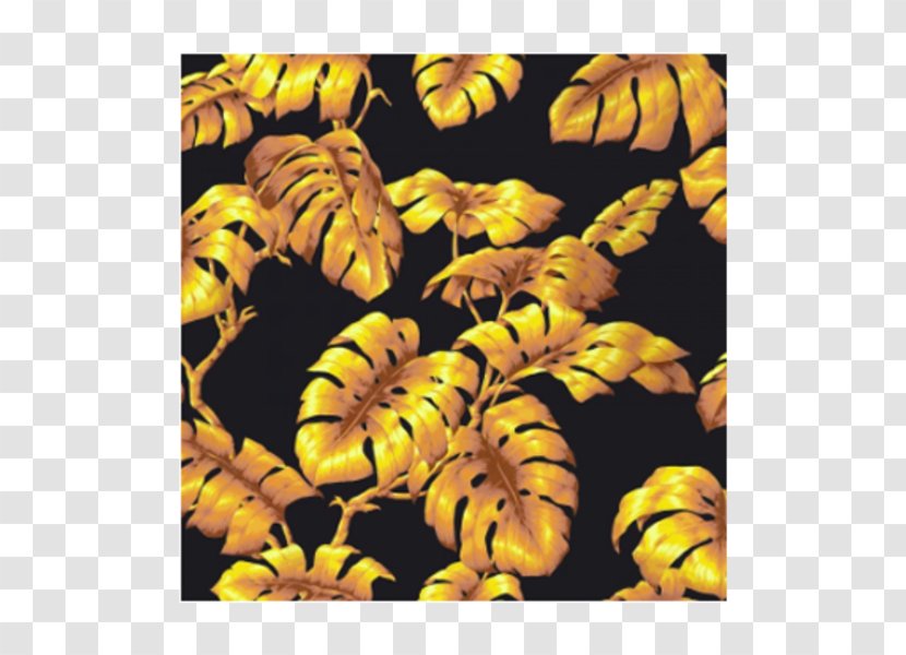 Swiss Cheese Plant Honey Bee Couch Yellow Wallpaper - Green - Papier Peint Transparent PNG