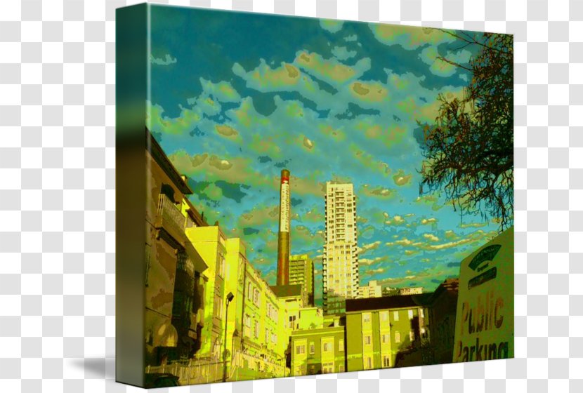 Painting Landscape - Sky - City Transparent PNG