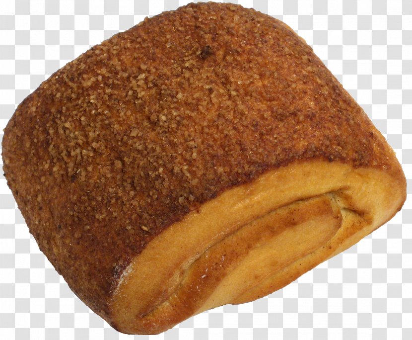 Rye Bread Cinnamon Roll Zwieback Breakfast Toast - Pastry Transparent PNG