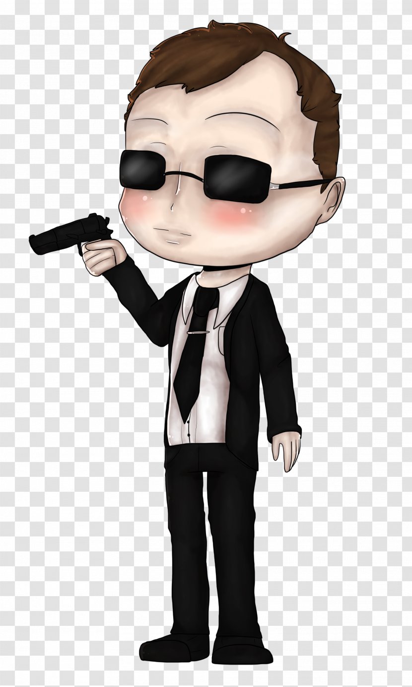 Cartoon Character Mascot Fiction Visual Perception - Agent Smith Transparent PNG