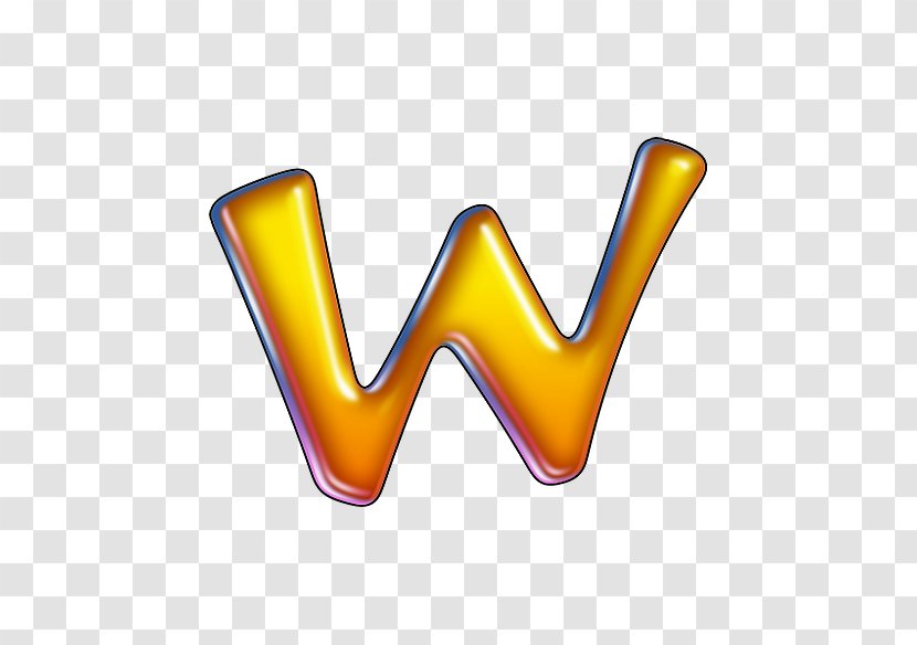 Letter W Alphabet - Symbol - Droplets Transparent PNG