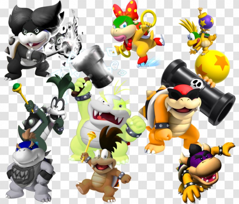 Super Smash Bros. For Nintendo 3DS And Wii U Bowser Mario Rosalina - Action Figure - Koopalings Transparent PNG