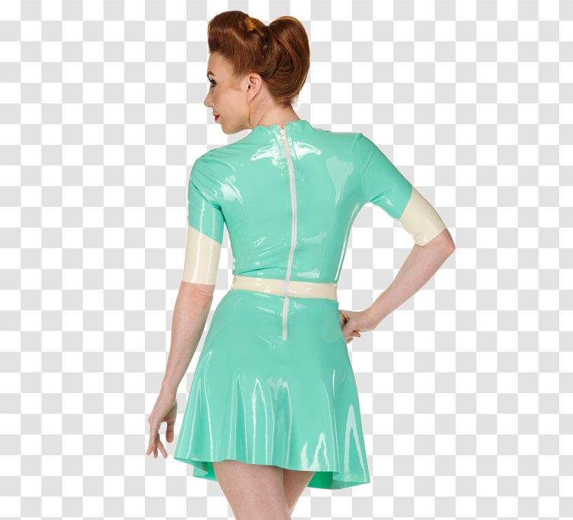 Shoulder Cocktail Dress Sleeve - Waist - Fashion Ladies Transparent PNG