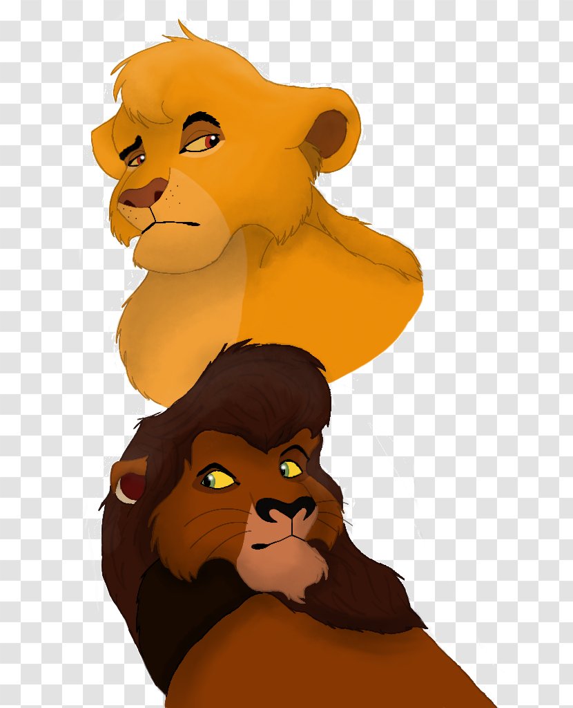 Lion Character DeviantArt Ahadi - Heart Transparent PNG