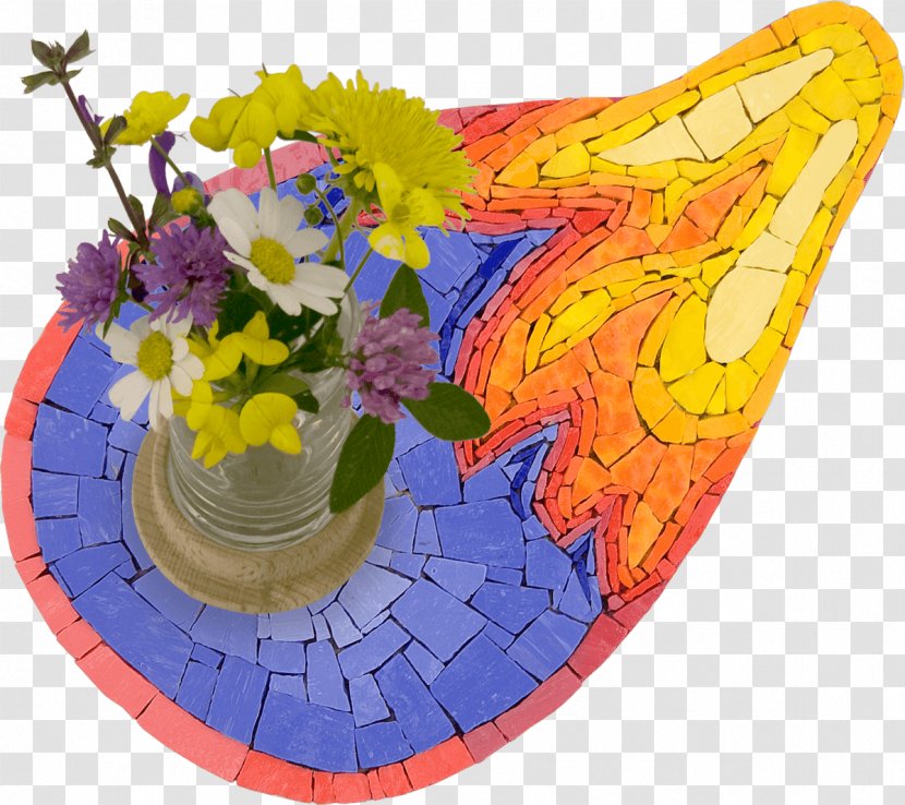 Furniture Flowerpot Door Petal Vase - Mosaic - School Of Friuli Transparent PNG