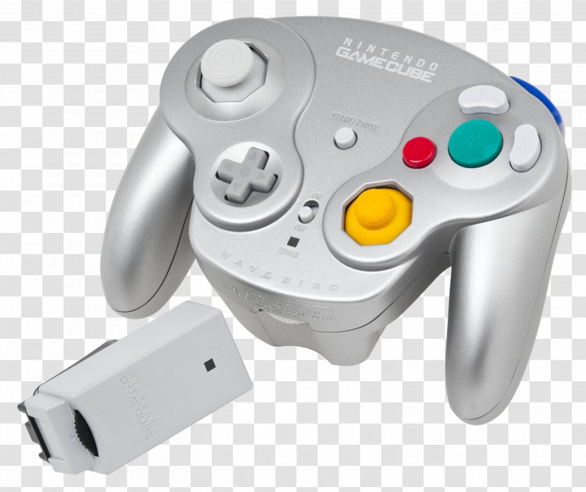 WaveBird Wireless Controller GameCube Wii Nintendo 64 - Home Game Console Accessory - Gamepad Transparent PNG
