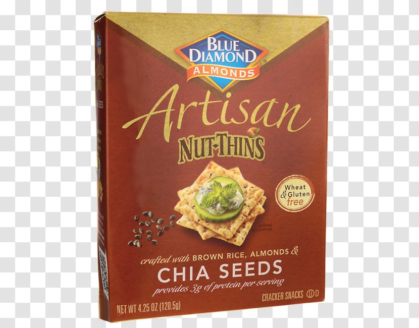 Blue Diamond Growers Cracker Nut Almond Snack - Wheat Transparent PNG