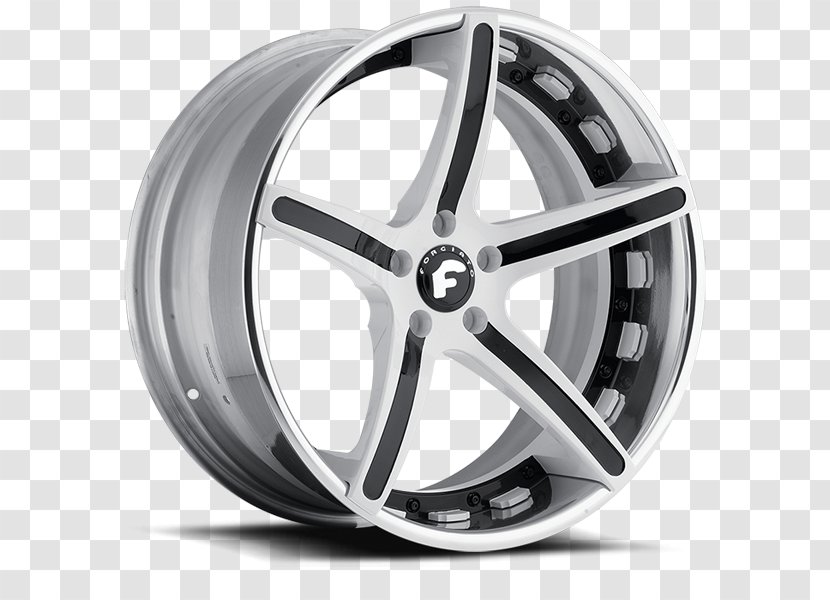 Alloy Wheel Car Forgiato Tire Rim - Automotive Design Transparent PNG