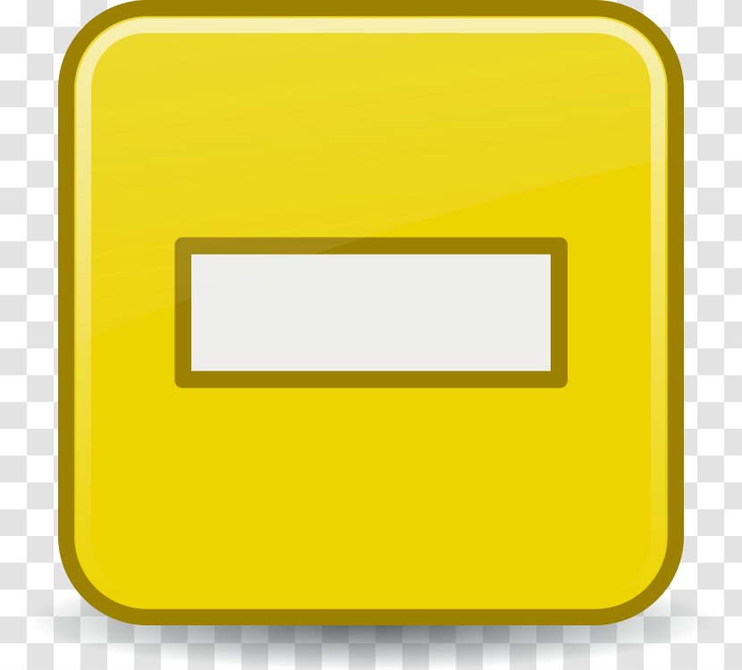 Clip Art - Button - Yellow Transparent PNG