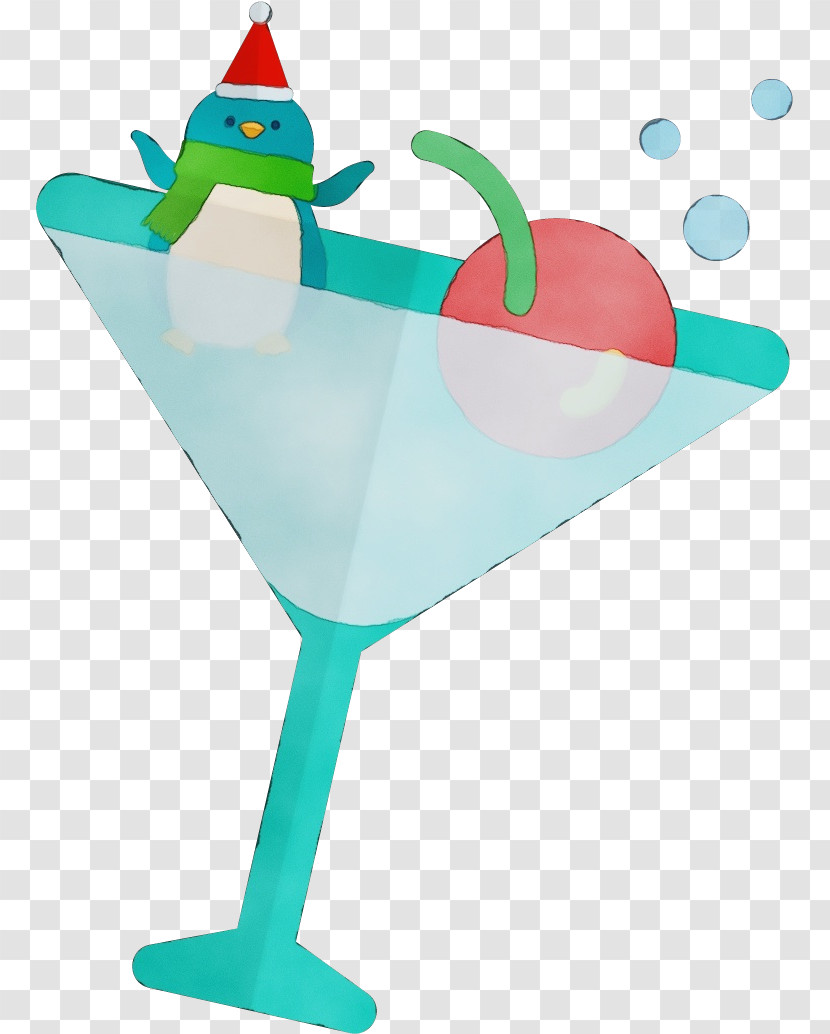 Blue Hawaii Martini Drink Transparent PNG