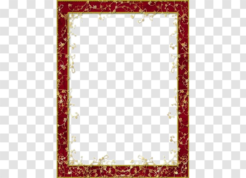Picture Frame Display Resolution - Mat - Maroon Border Clipart Transparent PNG
