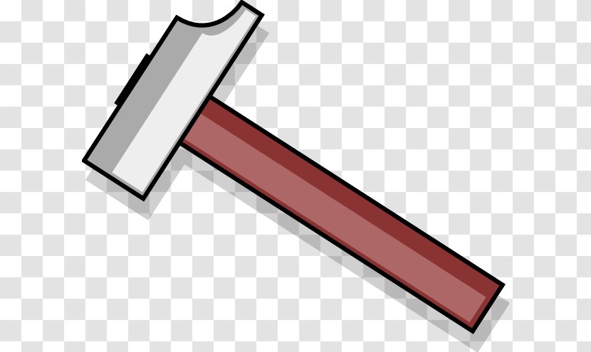 Hammer Blacksmith Clip Art - Sledgehammer - Cartoon Hammers Transparent PNG