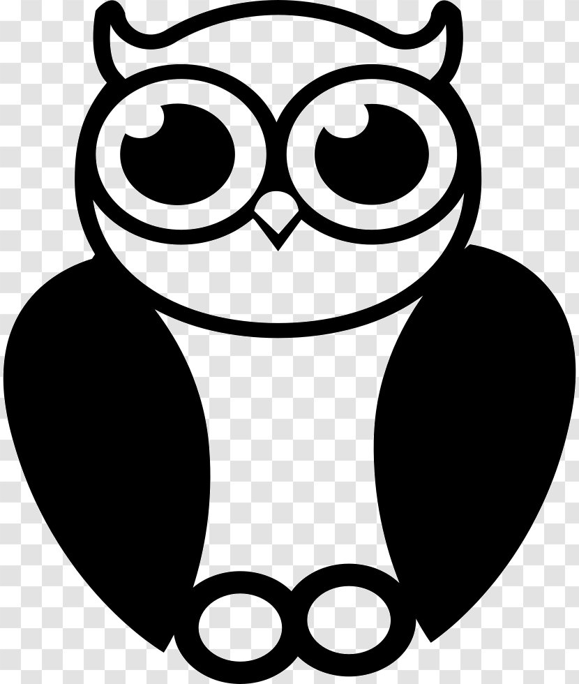 Owl Drawing Silhouette Clip Art - Beak Transparent PNG