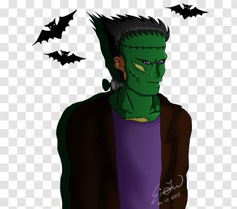 Green Supervillain Neck Legendary Creature - Frankenstein Day Transparent PNG