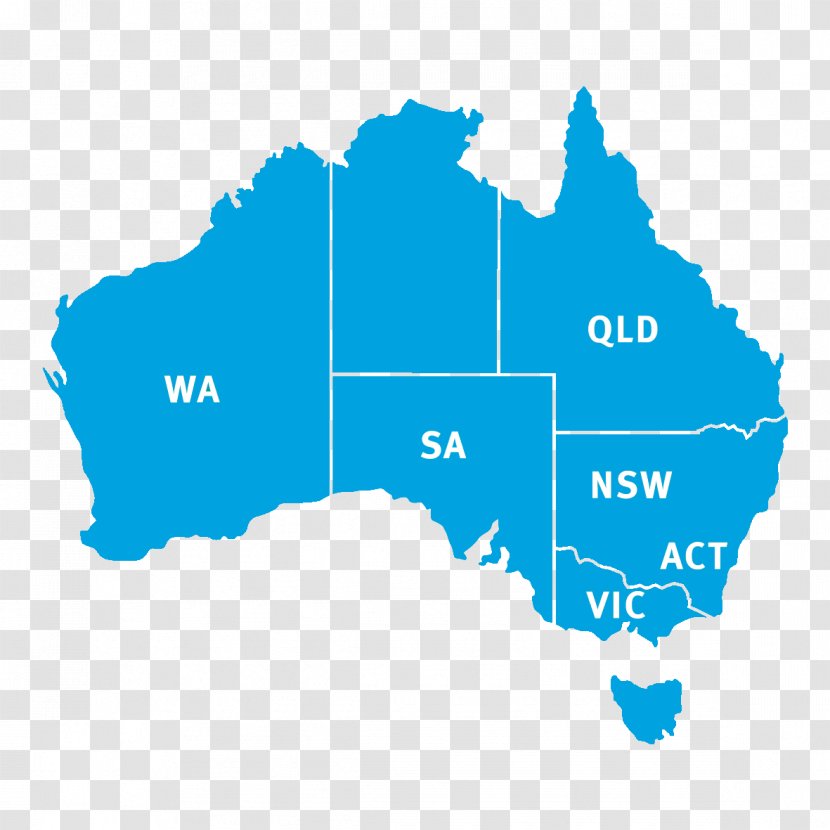 ZI-ARGUS Australia Vector Map - Area Transparent PNG
