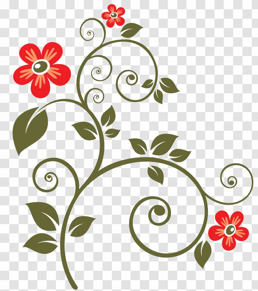 Flower Clip Art - Tree - Floral Vector Transparent PNG