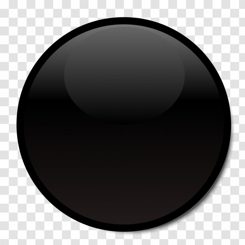 Circle Sphere Font - Black M - Thumbtack Transparent PNG