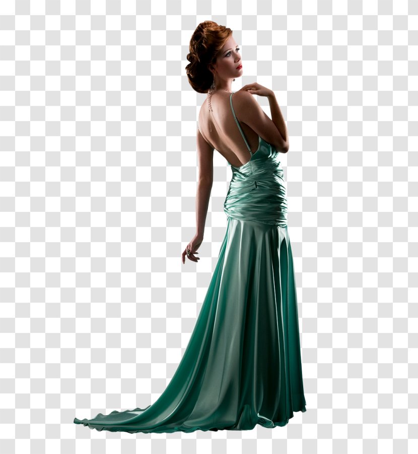 Evening Gown Party Dress Woman - Heart Transparent PNG