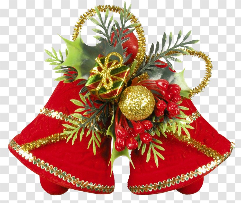 Christmas Decoration Jingle Bell Ornament Santa Claus - Prelit Tree Transparent PNG