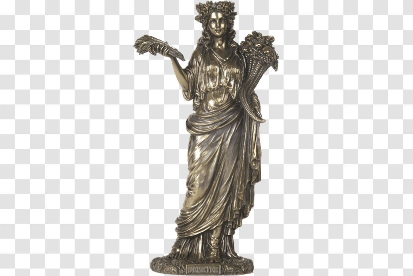 Demeter Statue Ancient Greece Greek Mythology Goddess Transparent PNG